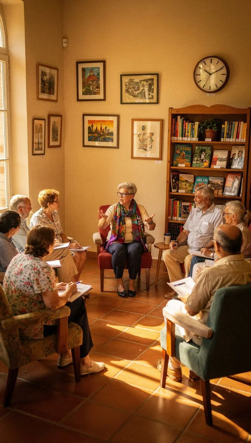 Desenvolvendo habilidades de comunicação para líderes de discussão.
